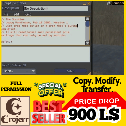 PrimClean Script Scrubber – Full Perm