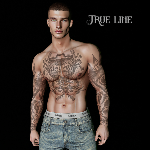 True Line BEAST tattoo ( BOM )