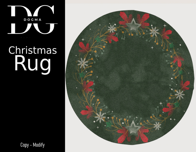 [Dogma] Christmas Rug Green