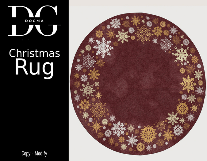[Dogma] Christmas Rug Red