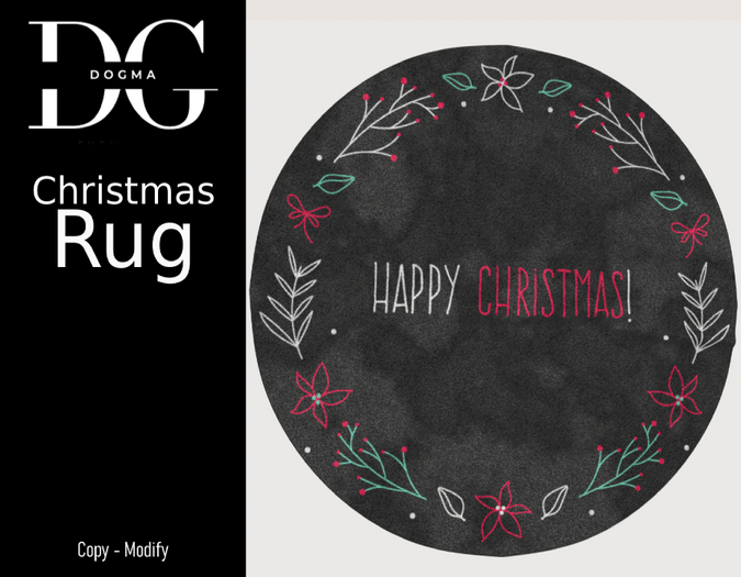 [Dogma] Christmas Rug Happy