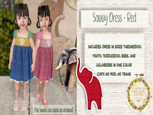 {Little Ede} Savvy Dress - Red