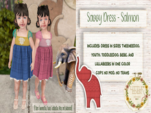 {Little Ede} Savvy Dress - Salmon