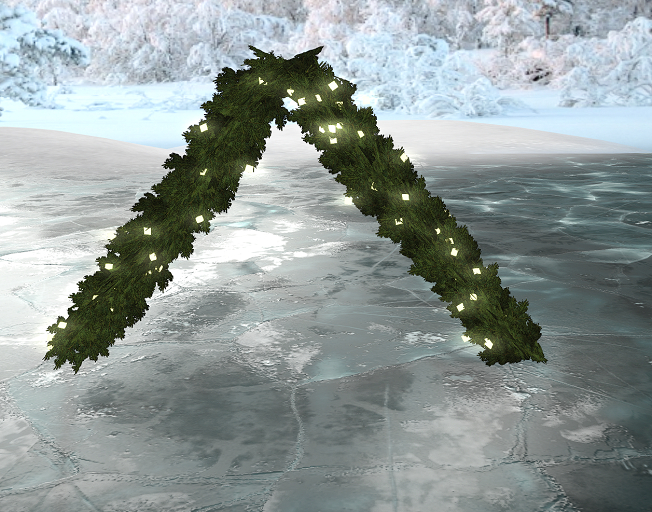 Sese  Winter lit Garland 2Li Mod