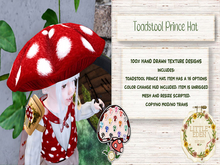 {Little Eden} Toadstool Prince Hat