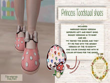 {Little Eden} Princess ToadStool Shoes 