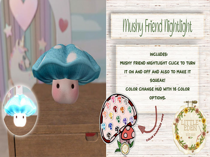 {Little Eden} Mushy Nightlight