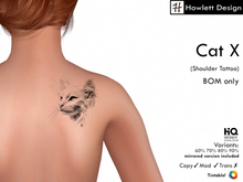 [HDesign] Cat X (Shoulder Tattoo)
