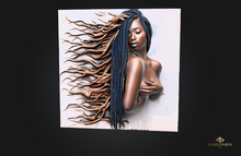 Ethereal Braids Painting – Mystical Wall Art Decor