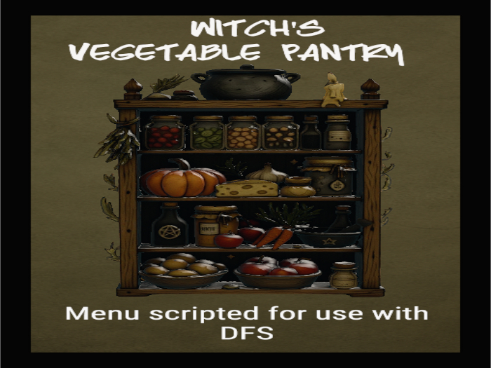 B&C Witch's  Vegetable Pantry DFS (scripted)