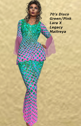 70's Disco-Green/Pink - Add Me