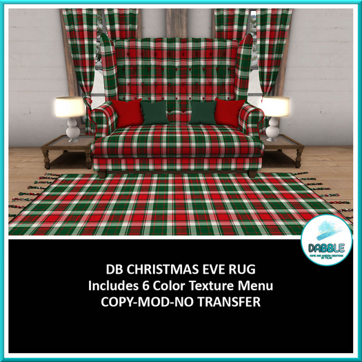 DB CHRISTMAS EVE RUG  AD ME