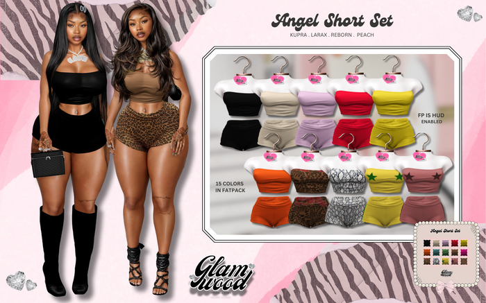 $GW$ Angel Short Set x FATPACK (ADD)