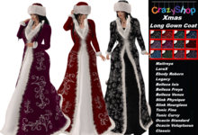 Crazy Xmas Long Gown Coat