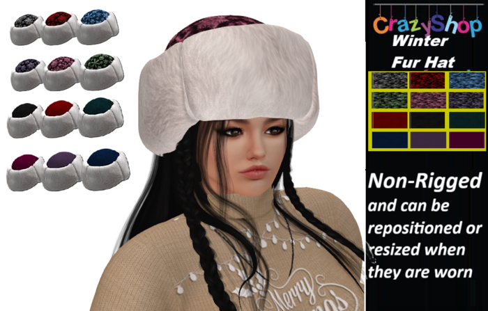 Crazy Winter Fur Hat 1