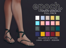 epoch - [pack] - haven - sandals - full pack