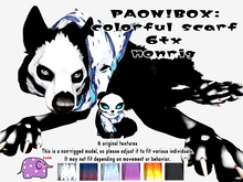 PAON!BOX:colorful scarf 6tx nonrig