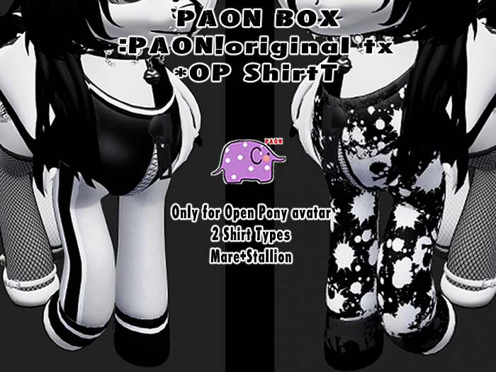 PAON!BOX:OpenPony 2tx Shirt LongT FAT