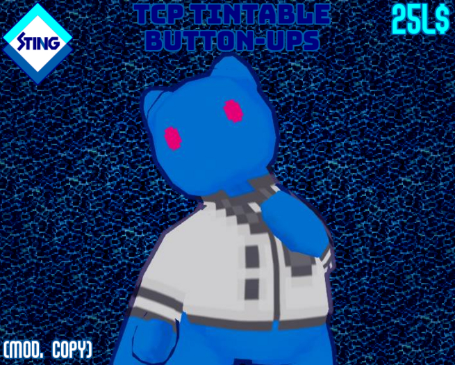[STING WORLD] TCP Tintable Button-Ups