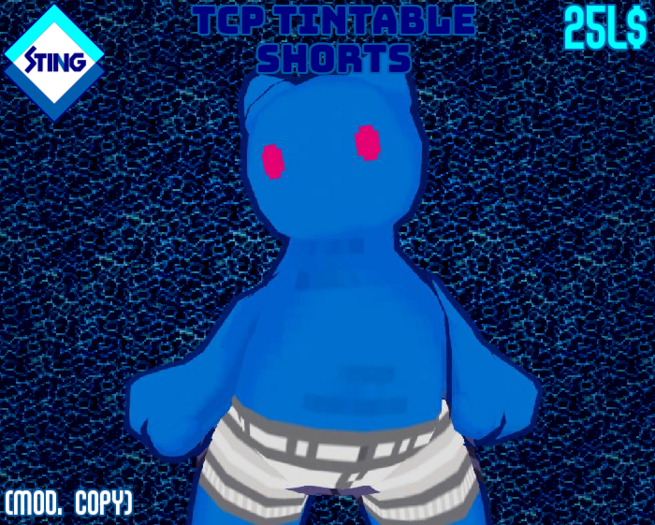 [STING WORLD] TCP Tintable Shorts