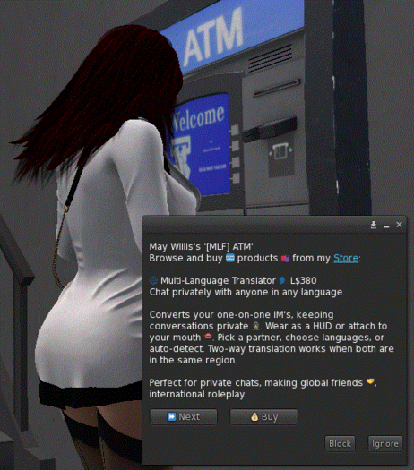 Professional In-World Selling System