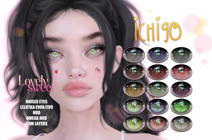 .lovelysweet. Ichigo Eyes Set- BOX