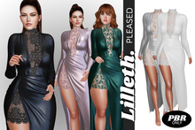 [DEMO] Lilleth. PLEASED PBR - Collection - High slit lace gown