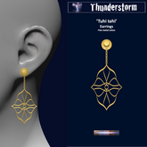 .:Thunderstorm:. 'Tuhi tahi' earrings