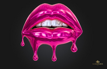 Glossy Drip Painting Sculpture – Modern Art Drip Decor