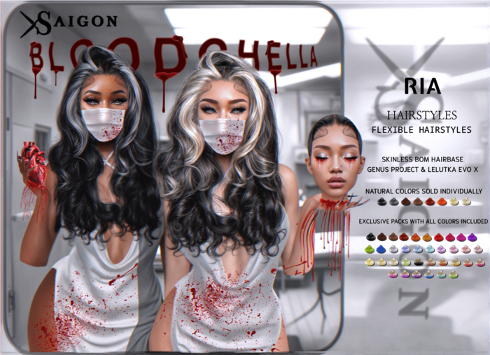 SaiGon - " Ria Hairstyles " PACKS