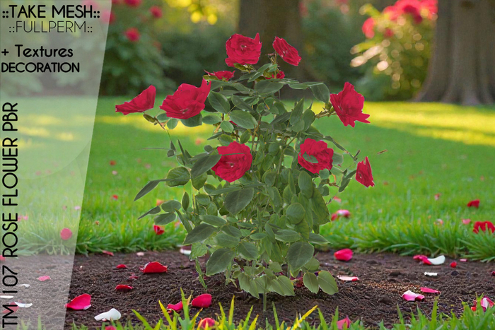 ! TakeMesh - TM 107 ROSE FLOWER PBR