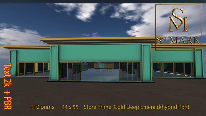 Store Prime Gold Deep Emerald  (hybrid PBR)