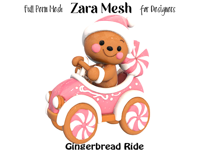 ZM PBR Gingerbread Ride FULL PERM MESH