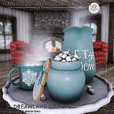 DD Yummy Snowflake Hot Chocolate Tray Boxed