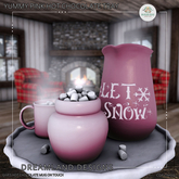 DD Yummy Pink Hot Chocolate Tray Boxed