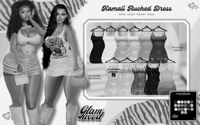$GW$ Kamali Ruched Dress - Demo