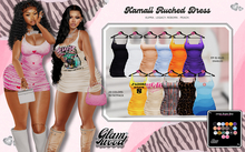 $GW$ Kamali Ruched Dress - FATPACK