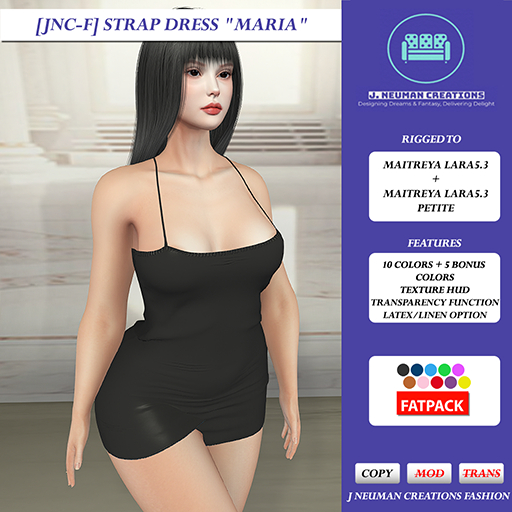 [JNC-F] STRAP DRESS "MARIA"-LARA5.3 & LARA5.3 PETITE FATPACK