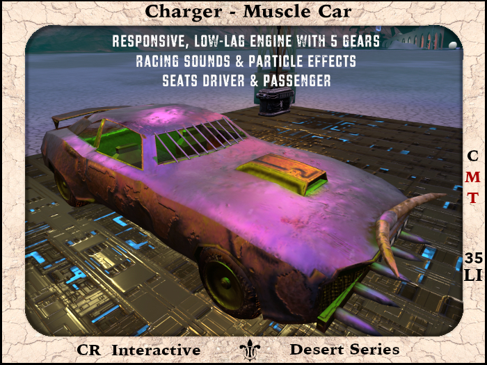 Charger - Post-Apo Muscle Car with Racing Effects
