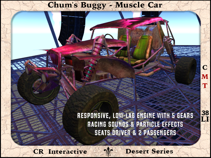 Chum's Buggy - Post-Apo Muscle Car with Racing Effects
