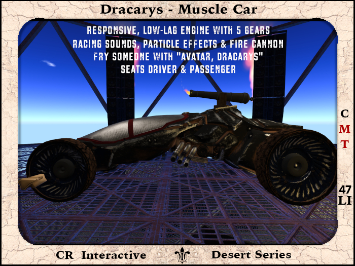 Dracarys - Post-Apo Muscle Car with Racing Effects