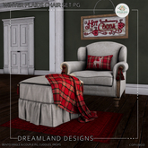 DD Winter Plaids Chair Set-PG
