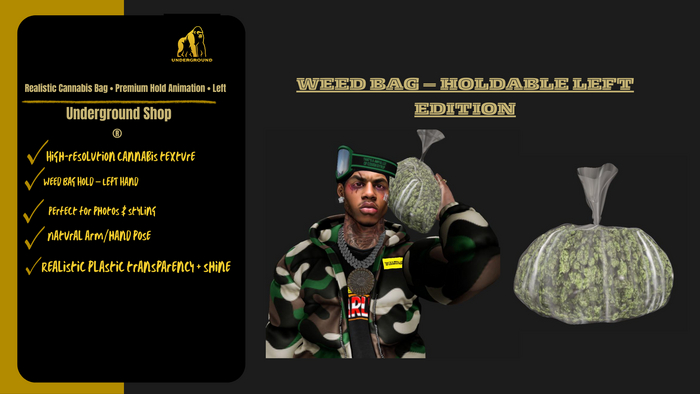 Underground- Bag Weed Holding