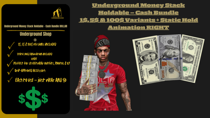 Underground- Money Racks DOLLARS Hold