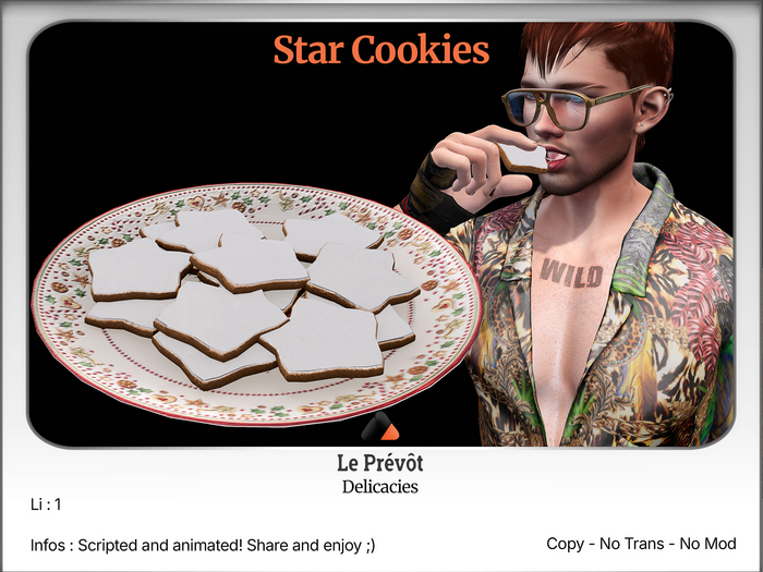 [LE PREVOT] - Star Cookies