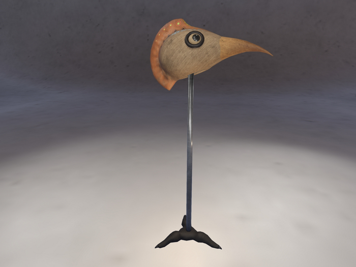 Folkart Bird Floor Lamp 