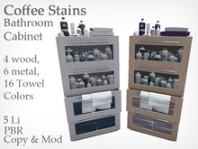 Coffee Stains - Bathroom Cabinet 