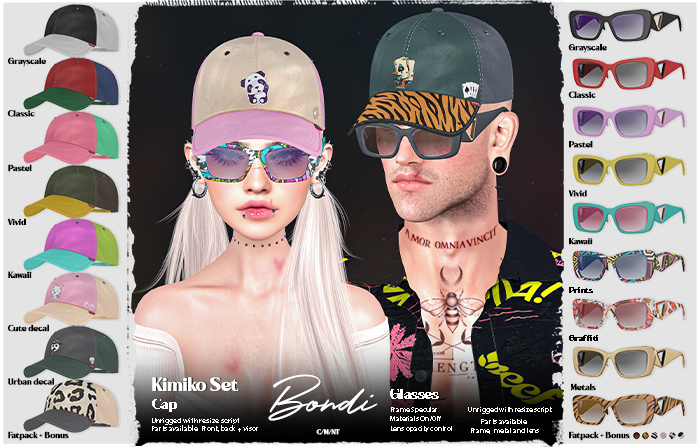 BONDI . Kimiko Cap . Fatpack