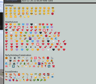 color gestures ascii chars