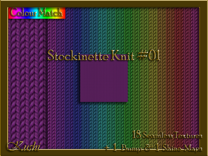 Stockinette Knit #01 Texture Pack